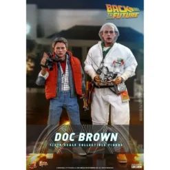 Back To The Future Doc Brown Movie Masterpiece Hot Toys -GLOBAL FREAKS Sales back to the future doc brown movie masterpiece hot toys 1