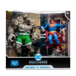DC Multiverse Superman Vs Doomsday (Gold Label) McFarlane Toys -GLOBAL FREAKS Sales dc multiverse the flash movie batman multiverse unmasked gold label 30 cm mcfarlane toys 7