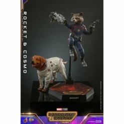Guardians Of The Galaxy 3 Rocket & Cosmo Movie Masterpiece Hot Toys -GLOBAL FREAKS Sales guardians of the galaxy 3 rocket cosmo movie masterpiece hot toys 1