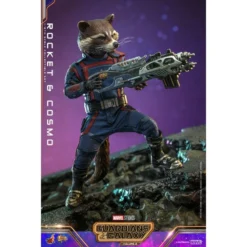 Guardians Of The Galaxy 3 Rocket & Cosmo Movie Masterpiece Hot Toys -GLOBAL FREAKS Sales guardians of the galaxy 3 rocket cosmo movie masterpiece hot toys 5