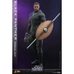 Marvel Black Panther Black Panther (Original Suit) Movie Masterpiece Hot Toys