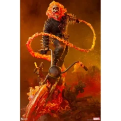 Marvel Ghost Rider Premium Format Sideshow Collectibles -GLOBAL FREAKS Sales marvel ghost rider premium format sideshow collectibles 1