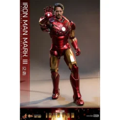 Marvel Iron Man Iron Man Mark III 2.0 Movie Masterpiece Series Diecast Hot Toys -GLOBAL FREAKS Sales marvel iron man iron man mark iii 20 movie masterpiece series diecast hot toys 1