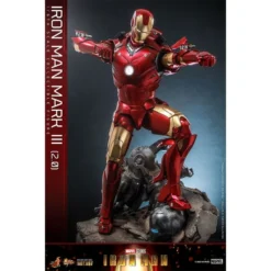Marvel Iron Man Iron Man Mark III 2.0 Movie Masterpiece Series Diecast Hot Toys -GLOBAL FREAKS Sales marvel iron man iron man mark iii 20 movie masterpiece series diecast hot toys 3