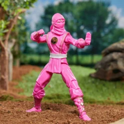 Mighty Morphin Power Rangers Ninja Pink Ranger Lightning Collection Hasbro -GLOBAL FREAKS Sales mighty morphin power rangers ninja pink ranger lightning collection hasbro 1