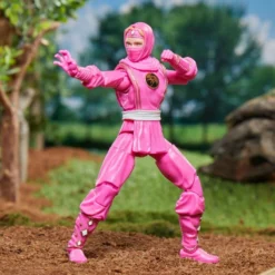 Mighty Morphin Power Rangers Ninja Pink Ranger Lightning Collection Hasbro -GLOBAL FREAKS Sales mighty morphin power rangers ninja pink ranger lightning collection hasbro 3
