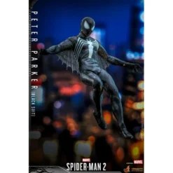 Spider-Man 2 Peter Parker (Black Suit) Movie Masterpiece Video Game Hot Toys -GLOBAL FREAKS Sales spider man 2 peter parker black suit movie masterpiece video game hot toys 2