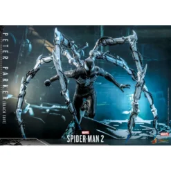 Spider-Man 2 Peter Parker (Black Suit) Movie Masterpiece Video Game Hot Toys -GLOBAL FREAKS Sales spider man 2 peter parker black suit movie masterpiece video game hot toys 4