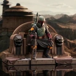 Star Wars The Mandalorian Boba Fett On Throne Statue Gentle Giant Ltd -GLOBAL FREAKS Sales star wars the mandalorian boba fett on throne statue gentle giant ltd 1