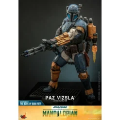 Star Wars The Mandalorian Paz Vizsla Movie Masterpiece Hot Toys -GLOBAL FREAKS Sales star wars the mandalorian r5 d4 pit droid bd 72 movie masterpiece hot toys 4