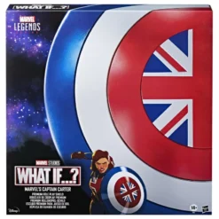 What If... Marvel’s Captain Carter Role-Play Shield Replica Marvel Legends Premium Hasbro -GLOBAL FREAKS Sales the falcon and the winter solder role play shield replica marvel legends premium hasbro 3