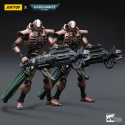 Warhammer 40K Necrons Szarekhan Dynasty Immortal With Tesla Carbine 2 Figures Set JOYTOY